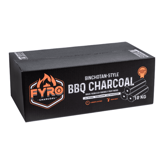 FYRO Binchotan-style BBQ Charcoal Logs 10KG