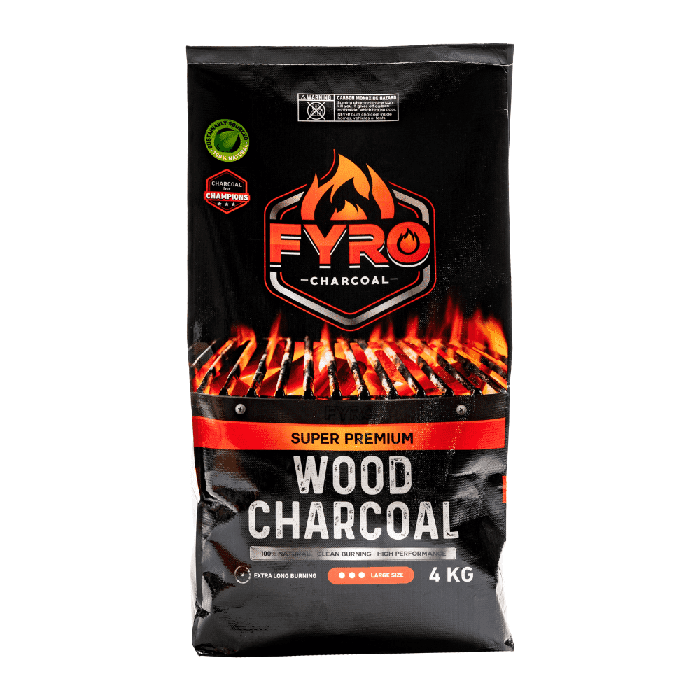 FYRO Premium Fruit Wood Lump Charcoal (4kg / 10kg)