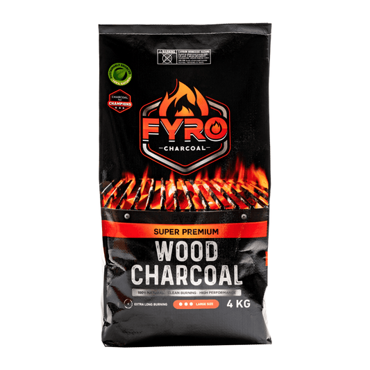 FYRO Premium Fruit Wood Lump Charcoal 4KG / 10KG