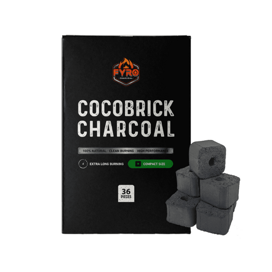 FYRO Cocobrick Premium Charcoal Squares (36pcs)