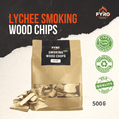 FYRO Smoking Wood Chips - Lychee (500g)